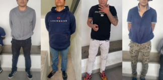 SSCyPC Cuautlancingo detiene a cuatro presuntos asaltantes