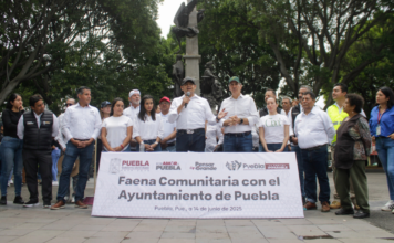 Realizan Faena Comunitaria número 25 en Paseo Bravo