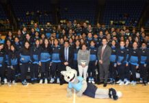 Lilia Cedillo abandera a la delegación BUAP para los Juegos Nacionales