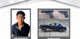 SSC detiene a hombre por posesión de un vehículo robado