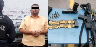 SSP detiene a hombre en posesión de armas en Libres