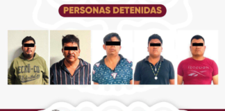 SSP detiene a cinco personas tras operativos en Huauchinango e Izúcar de Matamoros