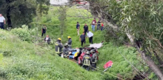 Conductor muere tras volcar su vehículo en el Periférico Ecológico