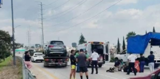 Motociclista lesionada tras choque en Periférico-Ecológico