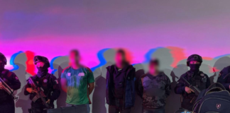 Detienen a tres asaltantes con armas en colonia El Arenal