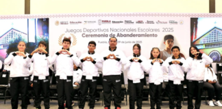 Puebla presenta a los 523 estudiantes que disputarán los Juegos Deportivos Nacionales