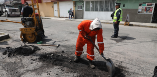 Cubren más de 77 mil 500 baches en colonias de Puebla