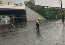 Fuertes lluvias causan inundaciones en San Martín Texmelucan