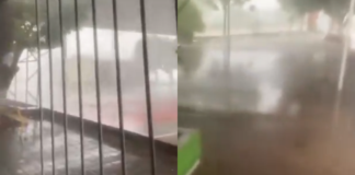 Lluvias causan daños en bachillerato de Piaxtla