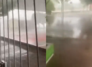 Lluvias causan daños en bachillerato de Piaxtla