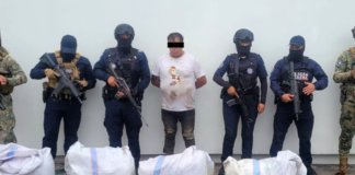 Detienen a hombre con 65 kg de marihuana en Puebla