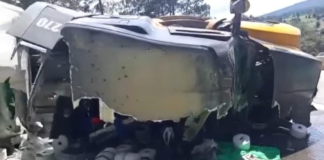 Volcadura en autopista México-Puebla provoca cierre vial en Santa Rita Tlahuapan