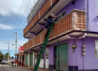 Zacatlán coloca 44 nuevas luminarias en colonia Niños Héroes