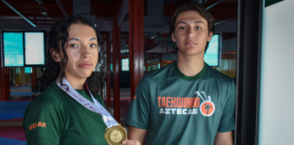 Aztecas UDLAP brillan en la Olimpiada Nacional de taekwondo