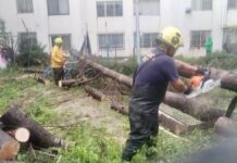 Bomberos atienden emergencias tras lluvias en zona metropolitana de Puebla