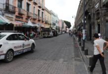 Mantienen operativo contra ambulantes en Centro Histórico de Puebla