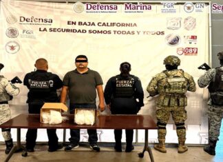 Decomisan mil 140 kilos de metanfetamina en Tijuana