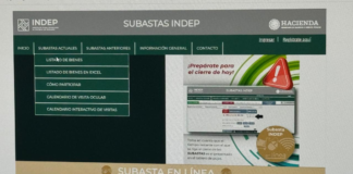 INDEP lanzará primera subasta en línea del año