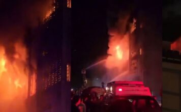 Mueren más de 60 personas por incendio en centro comercial de Irak