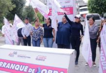 Lupita Cuautle inicia rehabilitación de la calle Francisco I. Madero