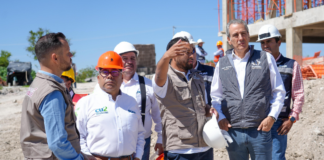 Supervisan avances del Bachillerato Tecnológico en San Pedro Zacachimalpa