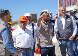 Supervisan avances del Bachillerato Tecnológico en San Pedro Zacachimalpa