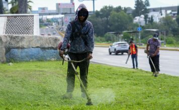 Podan más de 10 mil metros cuadrados en Vía Atlixcáyotl