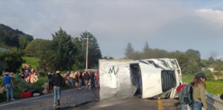 Cierre total por accidente y rapiña en la Puebla-Orizaba