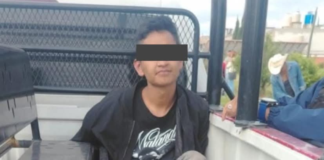 Policía municipal detiene a presunto ladrón en Amozoc