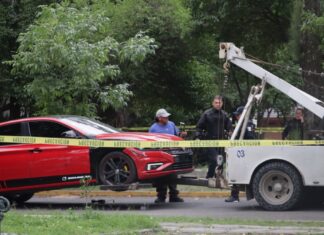 Con disparo a neumáticos detienen a conductor tras persecución en Puebla