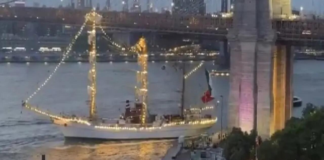 Publican informe preliminar del choque del Buque Cuauhtémoc