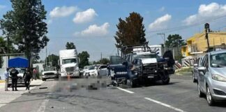 Fallece repartidor atropellado por patrulla de Protección Federal