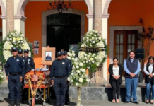 Despiden con honores a policía de Atempan fallecido en servicio