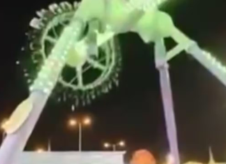 Colapsa juego mecánico en Arabia Saudita; 23 personas heridas
