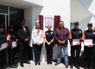Patrulla Naranja de Atlixco recibe reconocimiento por su labor a favor de mujeres