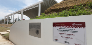 Entregan techado con captación pluvial en escuela de Bosques de Chapultepec