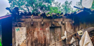 Vivienda colapsa en Hueyapan tras intensas lluvias