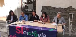 Defienden ciclovía en Las Torres y piden no retirarla