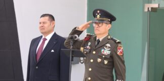 Rinde protesta el nuevo comandante de la 25 Zona Militar