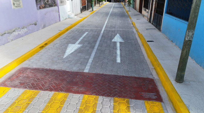 Atlixco rehabilita privada Teyuca con adoquín y árboles