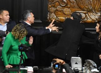 ‘Alito’ Moreno culpa a Fernández Noroña de trifulca en el Senado