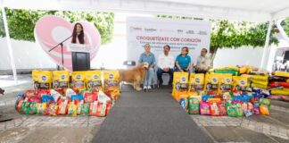 Entregan más de 9 mil kilos de alimento para michis y lomitos en Puebla