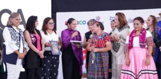 Junto a Rigoberta Menchú, lanzan clúster de Cultura y Arte de Puebla