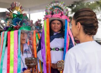 Sheinbaum entrega proyectos para mujeres y pueblos originarios en el Bajío