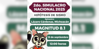 Puebla realizará 2.º Simulacro Nacional el 19 de septiembre