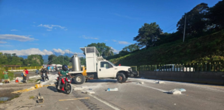 Camioneta choca y deja lesionado grave en la Puebla-Orizaba