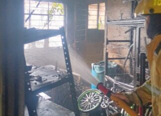 Muere adulto mayor por incendio en Huauchinango