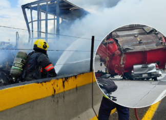 Mueren dos policías tras fuerte accidente en la México-Puebla