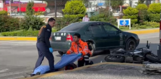 Muere motociclista tras accidente en la China Poblana