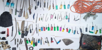 Revisión en penal de Puebla confisca más de 90 objetos cortante